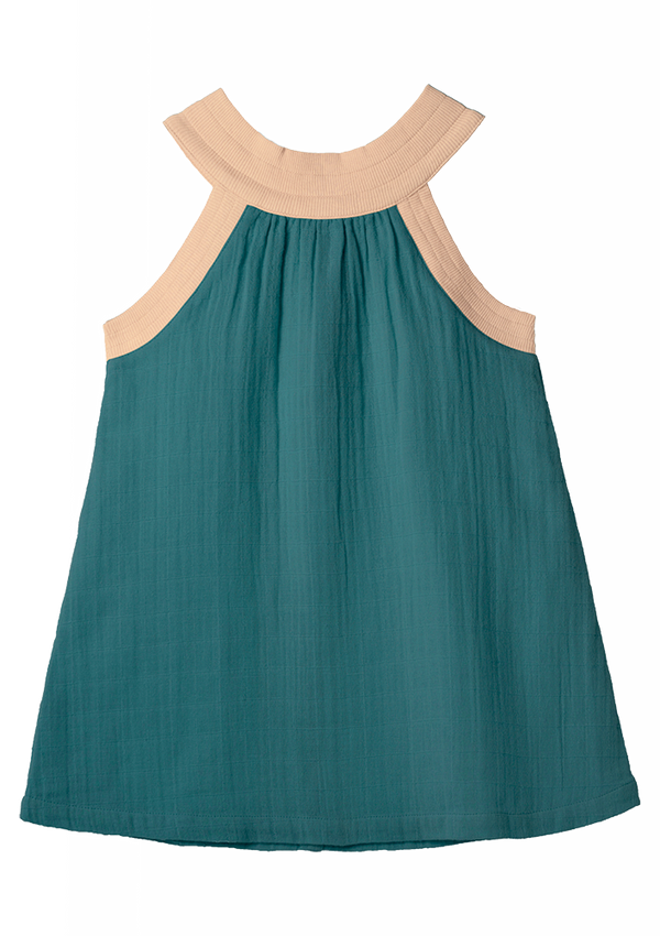 Ava Summer Dress Emerald