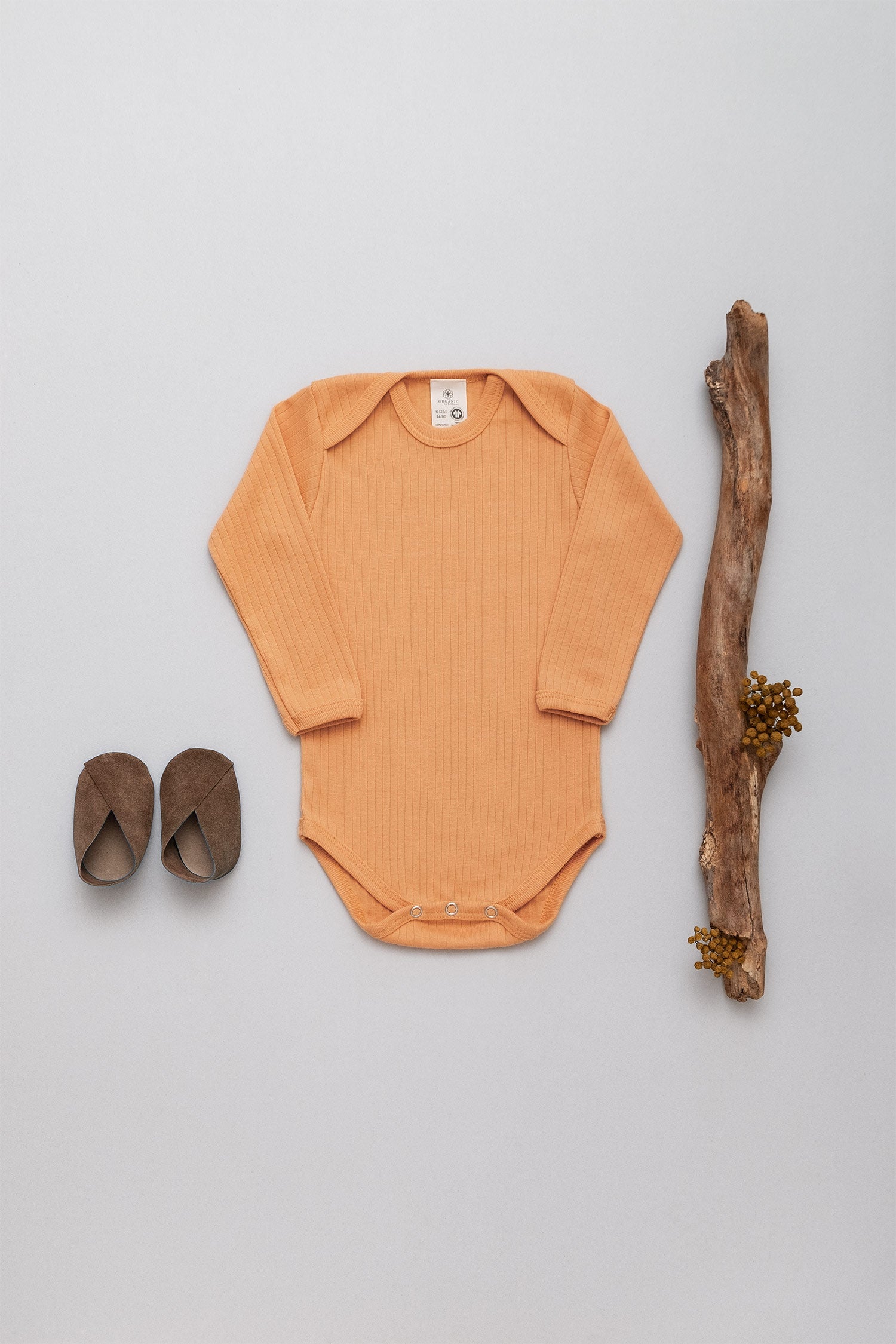 Baby Body long sleeve Play of Colors Ochre