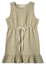 Muslin Jumper Dress Drawstring Organic Cotton GOTS