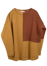 Dara Pullover for the woman is made from 100% soft organic Merino wool.