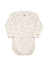 wrap body long sleeve Organic by Feldman