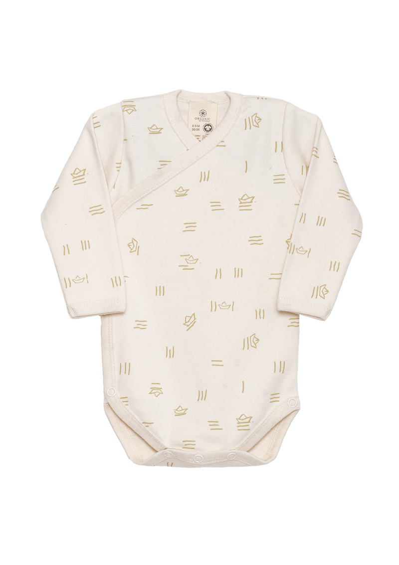 wrap body long sleeve Organic by Feldman