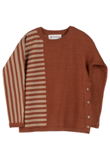 Neal Pullover for kids using 100% soft organic Merino wool.