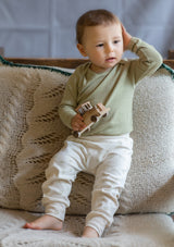 Baby Body long sleeve Play of Colors Sage-green