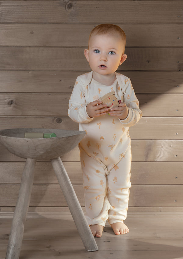 Protective Forest overall play-suit long sleeve