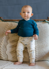 Wrap body long sleeve Play of Colors Petrol-blue