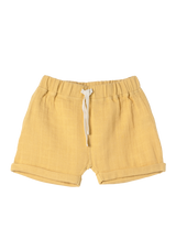 Jimmy shorts Play of Colors Sun-ochre organic muslin