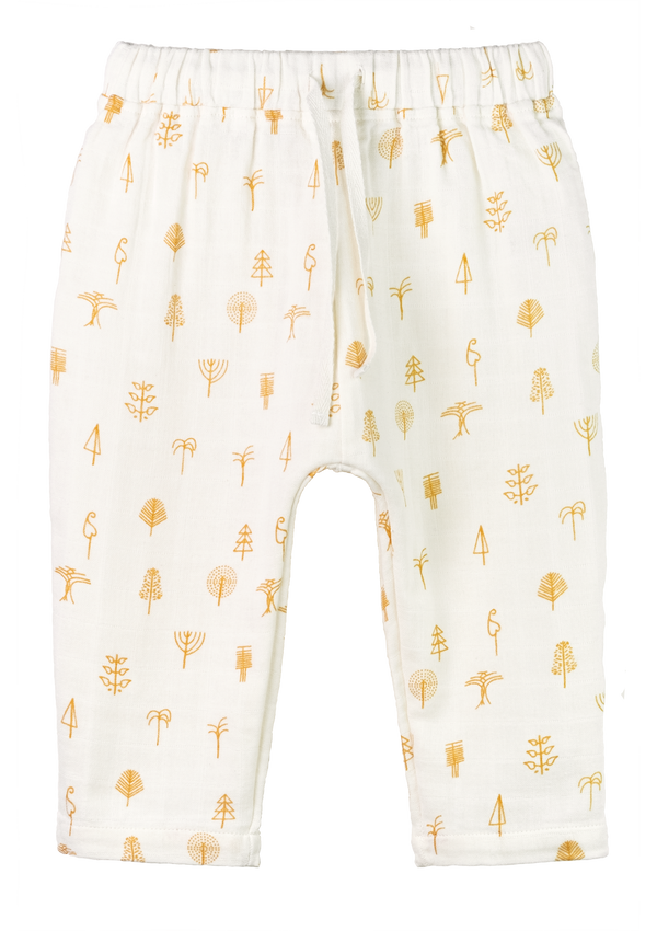 Baggy pants Protective Forest organic muslin