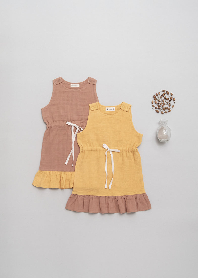 Muslin Jumper Dress Drawstring Sienna